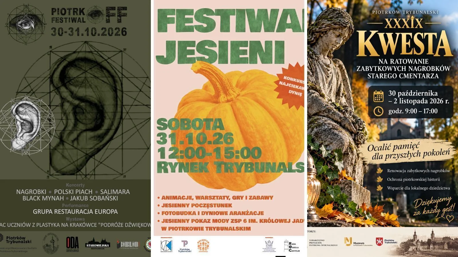 Weekend pełen wydarzeń w Piotrkowie Trybunalskim i regionie: od festiwali po kwesty na nagrobki